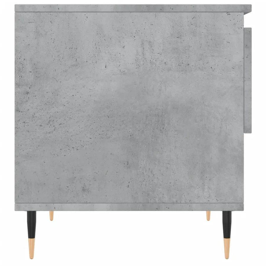 Table basse gris béton 50x46x50 cm bois d'ingénierie - 7