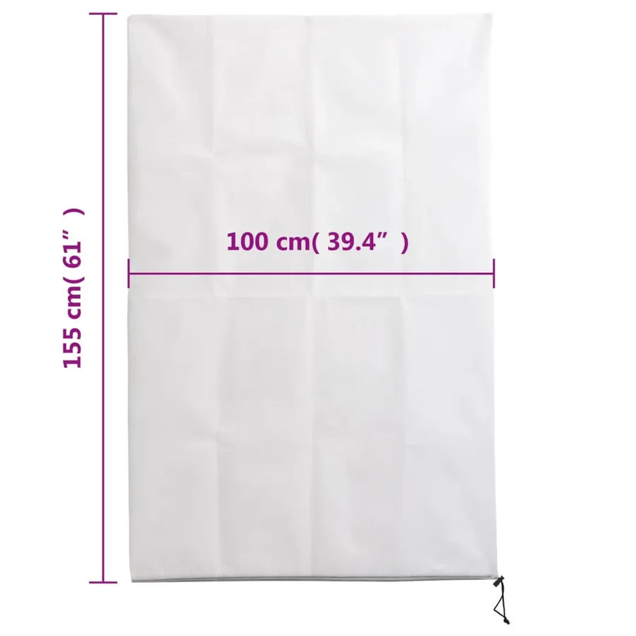 Housses de protection pour plantes avec fermeture éclair 10 pcs - 10