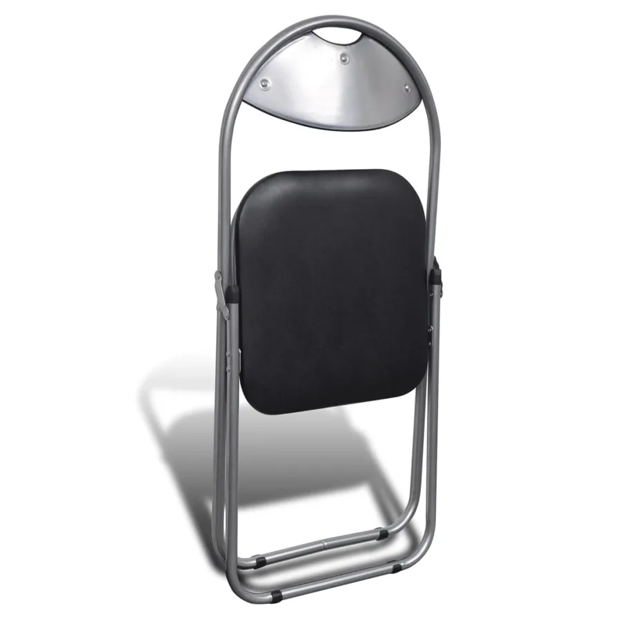 Chaises pliables lot de 6 similicuir - 5