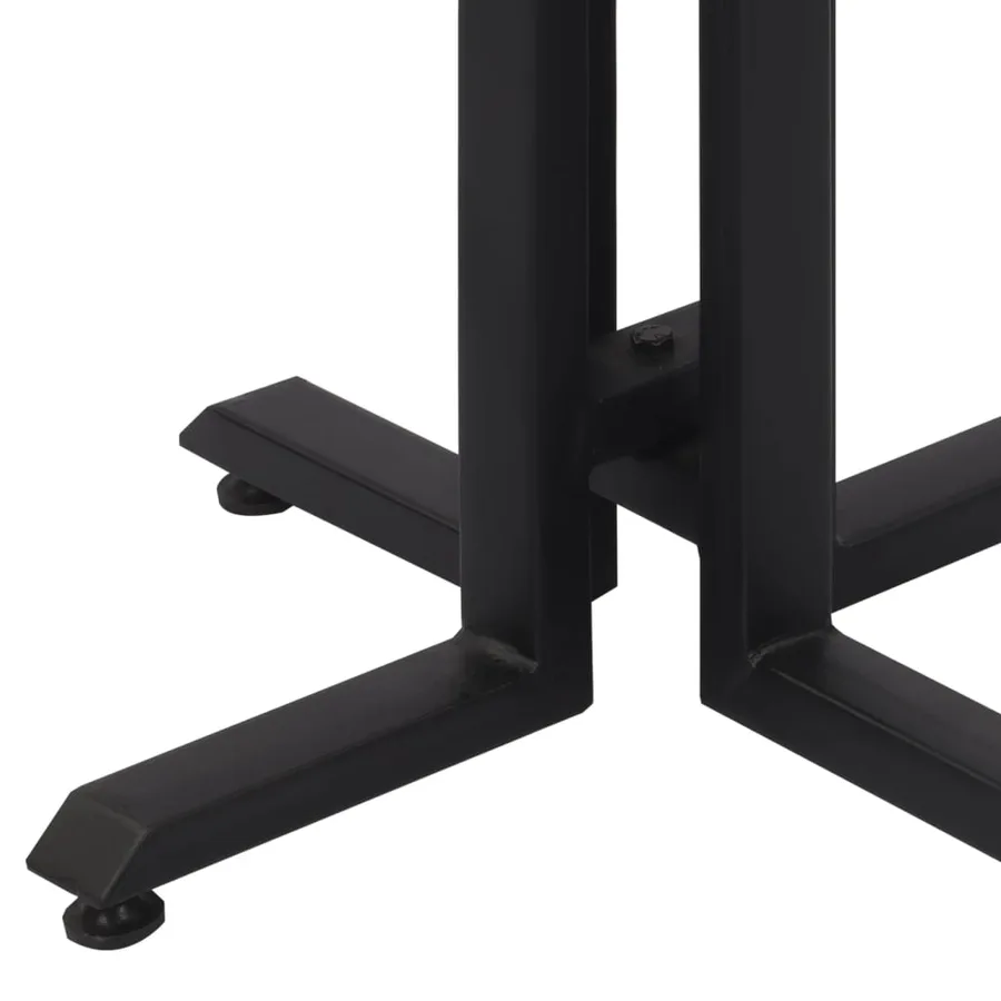 Table basse 55x55x40 cm teck de récupération massif - 6