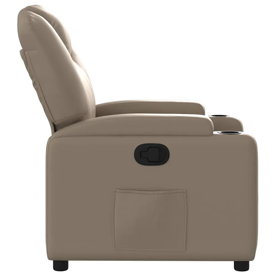 Fauteuil inclinable Cappuccino Similicuir - 4