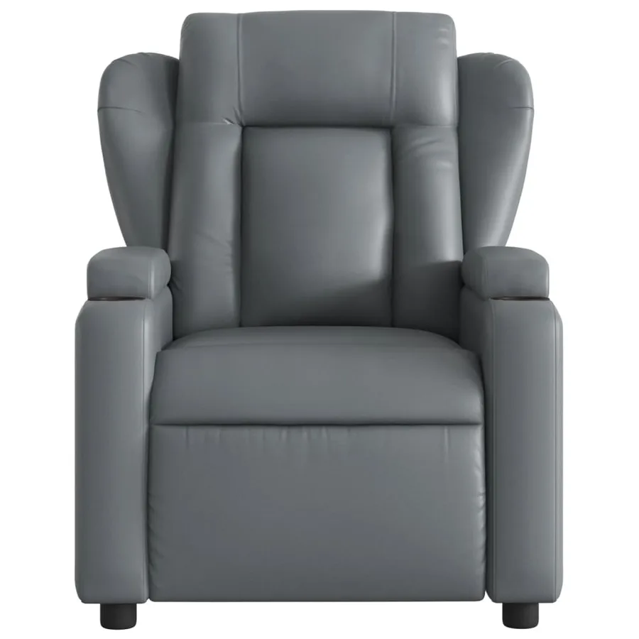 Fauteuil inclinable Gris Similicuir - 3