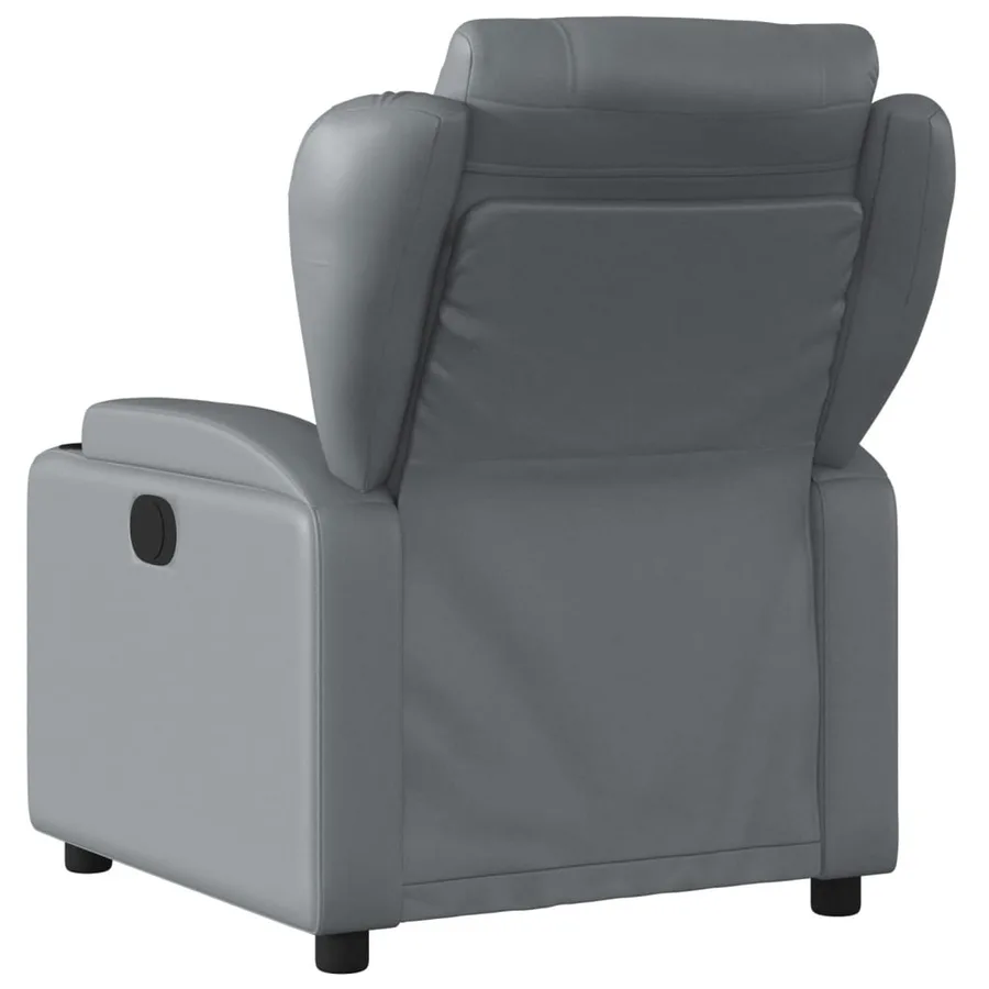 Fauteuil inclinable Gris Similicuir - 5