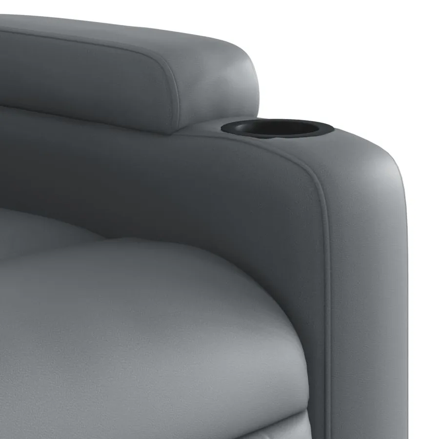 Fauteuil inclinable Gris Similicuir - 8