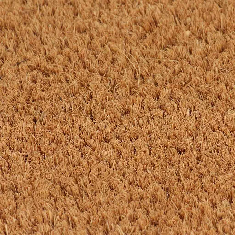Tapis de porte naturel 100x200 cm fibre de coco touffeté - 3