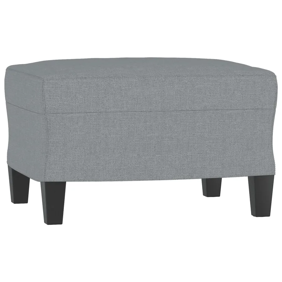 Ensemble de canapés 3 pcs avec coussins Gris clair Tissu - 5