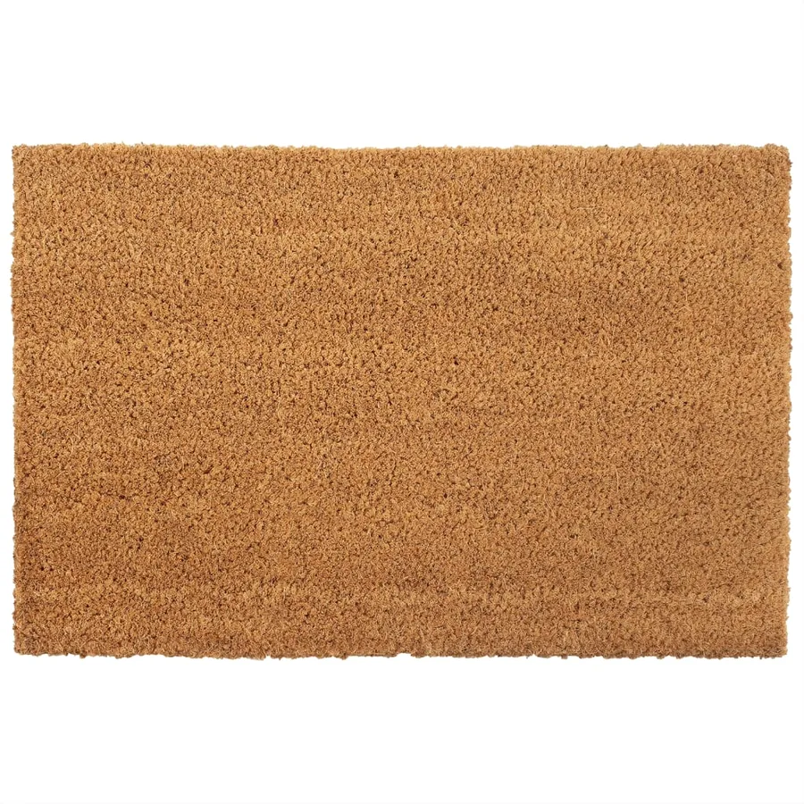 Tapis de porte 2 pcs naturel 40x60 cm fibre de coco touffeté - 2
