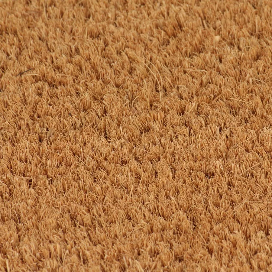 Tapis de porte 2 pcs naturel 40x60 cm fibre de coco touffeté - 3