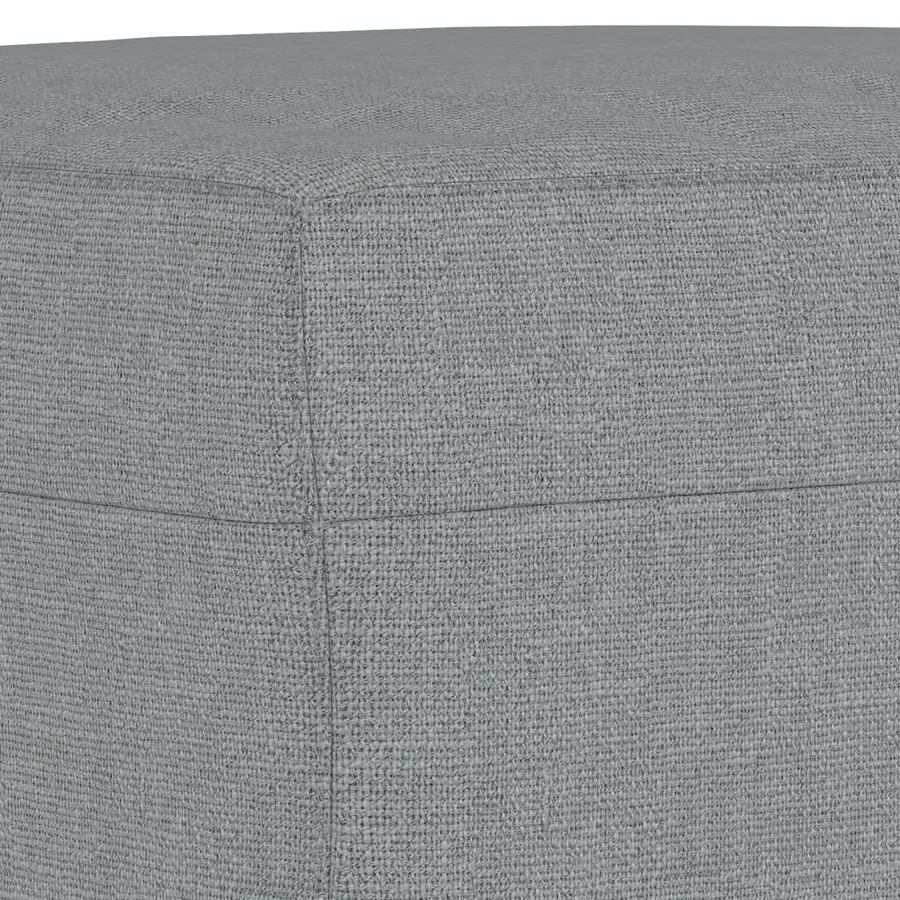 Ensemble de canapés 4 pcs coussins gris clair tissu - 8