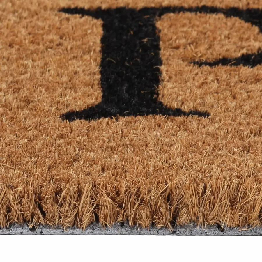 Tapis de porte naturel 45x75 cm fibre de coco touffeté - 4