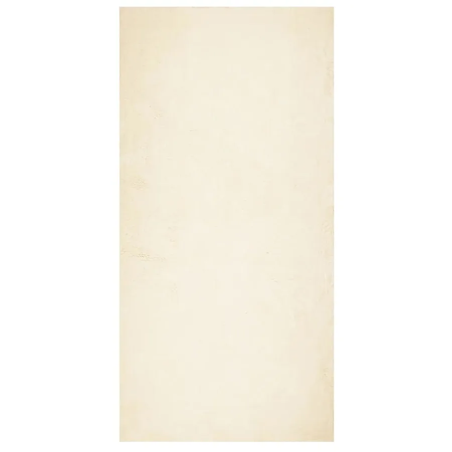 Tapis HUARTE à poils courts doux et lavable crème 100x200 cm - 2