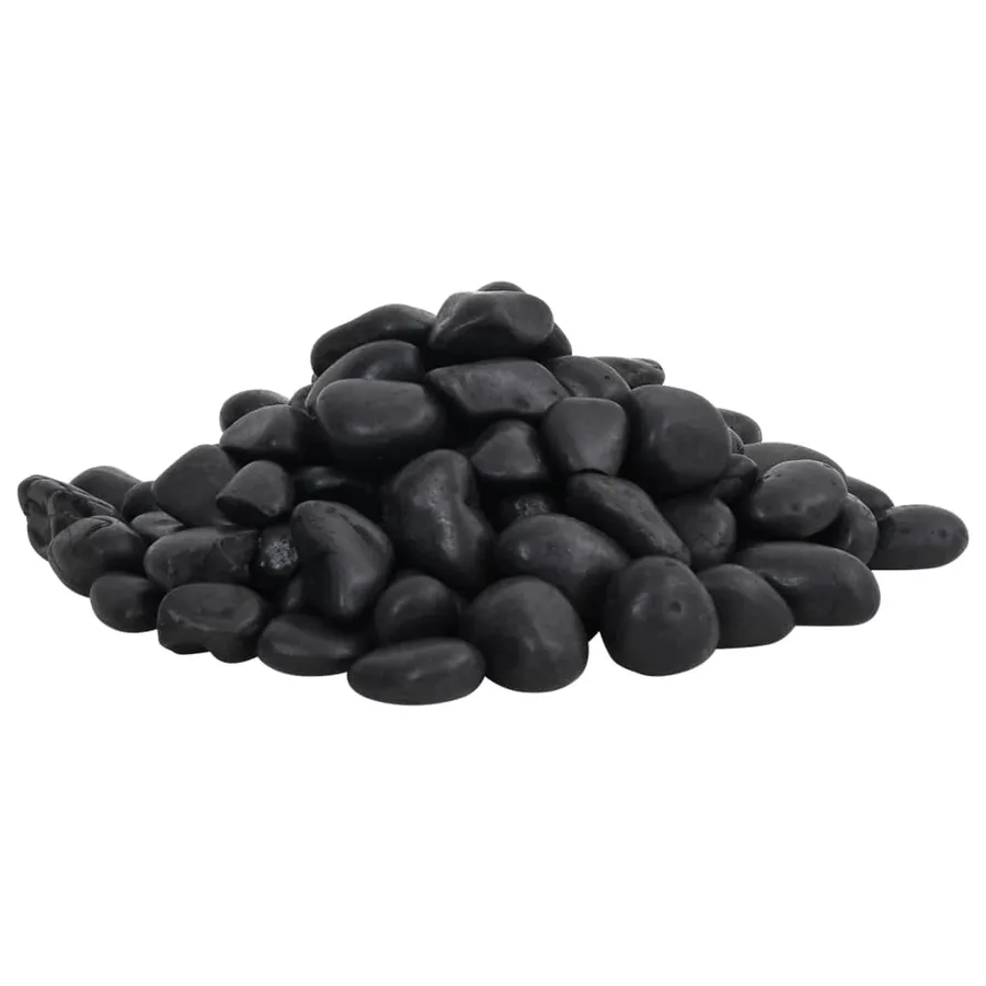 Galets polis 25 kg noir 2-5 cm - 2