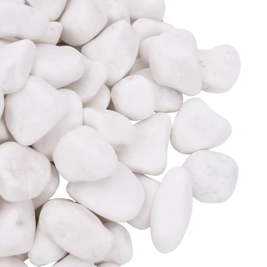 Galets polis 10 kg blanc 2-5 cm - 5