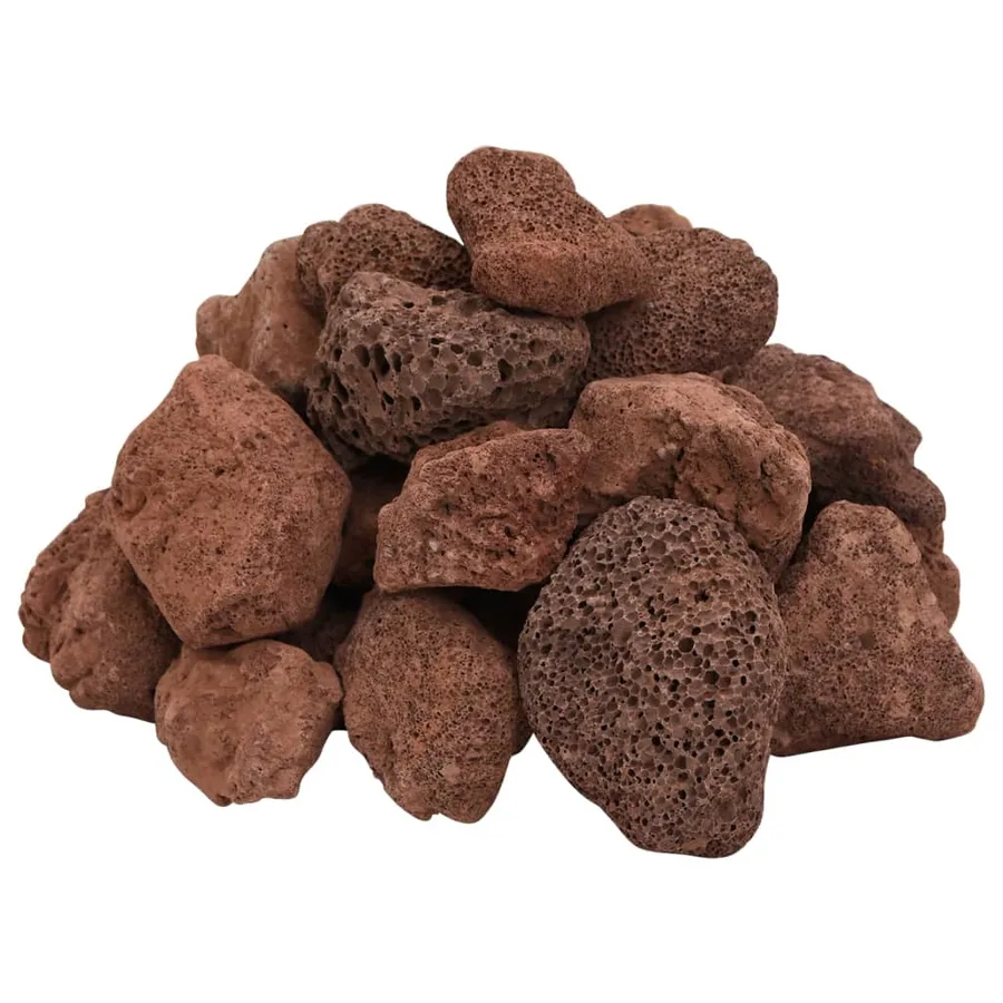 Roches volcaniques 10 kg rouge 5-8 cm - 3