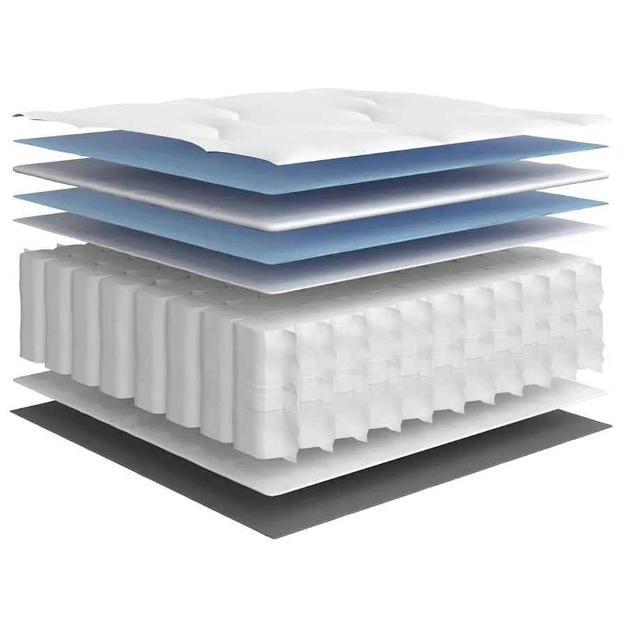Matelas à ressorts ensachés moyen 160x200 cm - 7