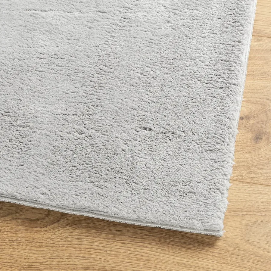 Tapis HUARTE à poils courts doux et lavable gris 200x280 cm - 4