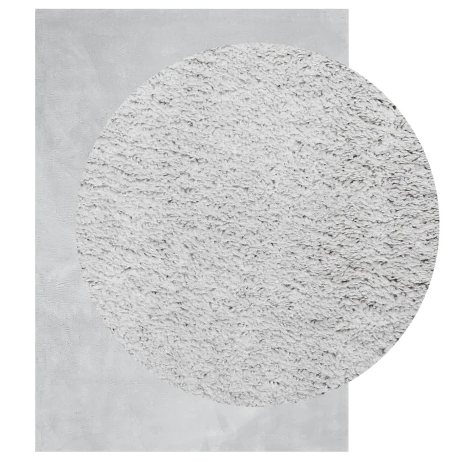 Tapis HUARTE à poils courts doux et lavable gris 240x340 cm - 3