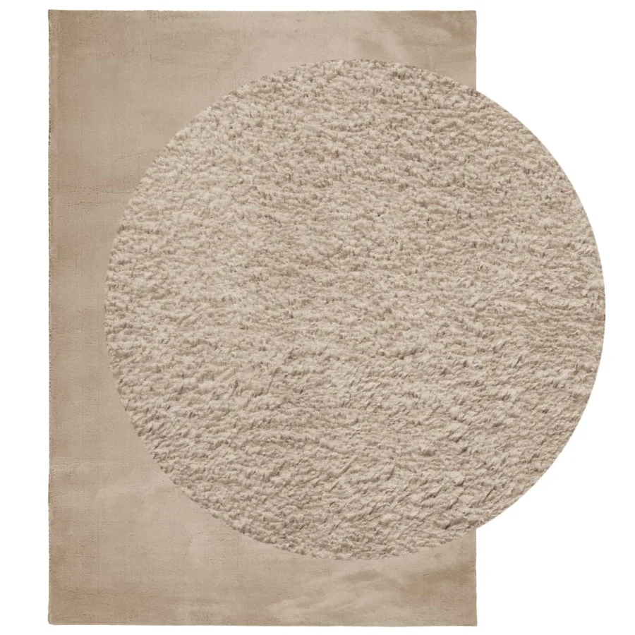 Tapis HUARTE à poils courts doux et lavable sable 120x170 cm - 3