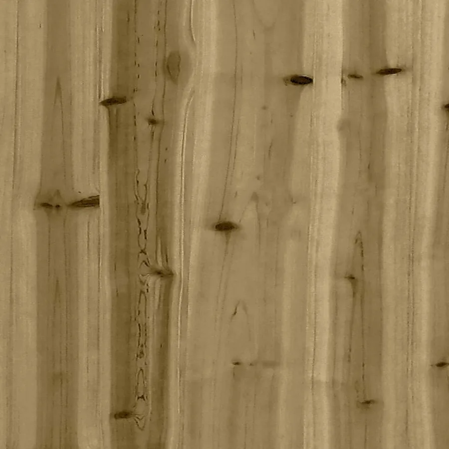Canapé d'angle avec coussins bois de pin imprégné - 7