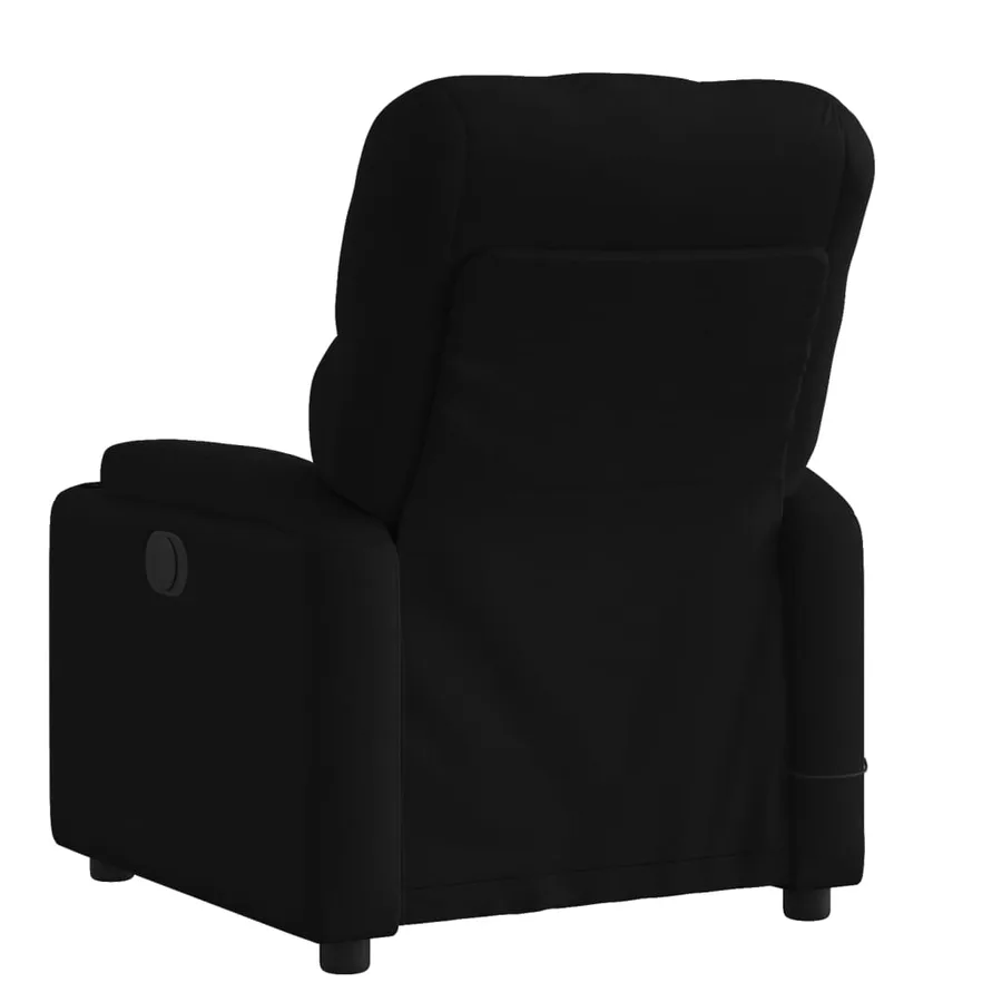 Fauteuil de massage inclinable noir tissu - 4
