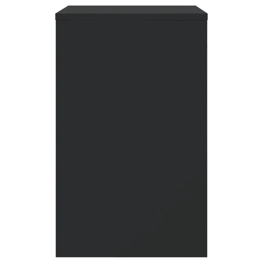 Tables basses gigognes 3 pcs noir bois d'ingénierie - 6