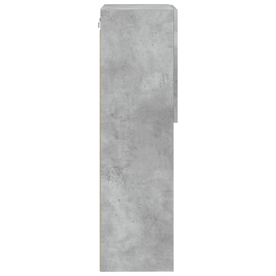 Meuble TV avec lumières LED gris béton 40,5x30x102 cm - 10