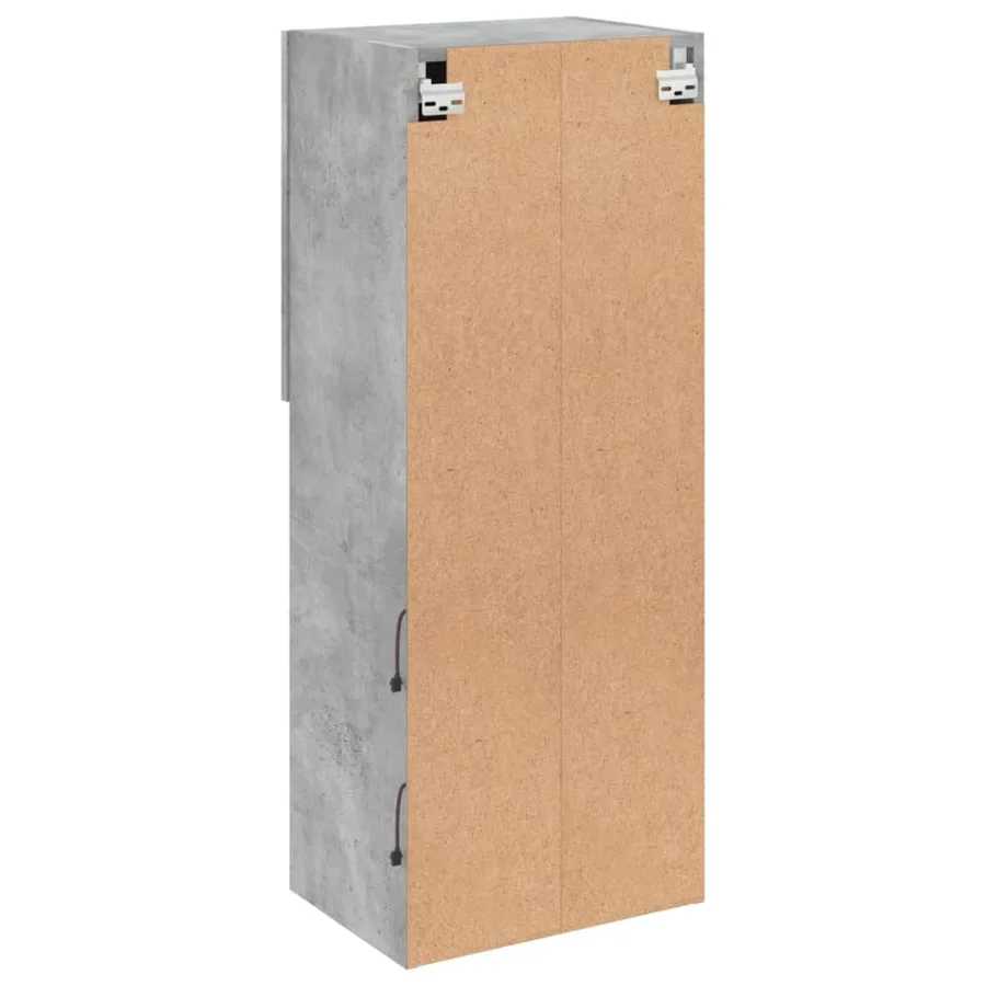 Meuble TV avec lumières LED gris béton 40,5x30x102 cm - 11