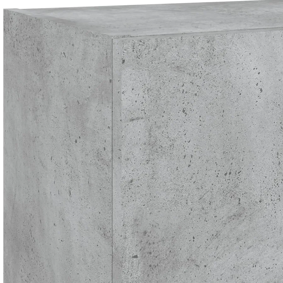 Meuble TV avec lumières LED gris béton 40,5x30x102 cm - 13