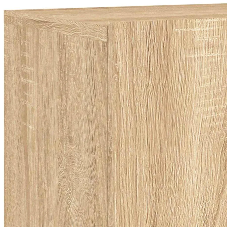 Meuble TV mural chêne sonoma 80x30x41 cm - 9