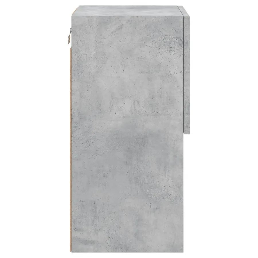 Meubles TV avec lumières LED 2 pcs gris béton 30,5x30x60 cm - 10