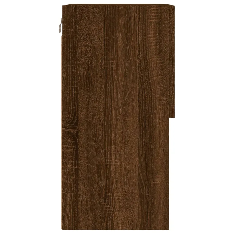 Meuble TV avec lumières LED chêne marron 40,5x30x60 cm - 10