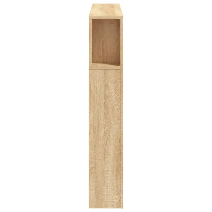 Tête de lit à LED chêne sonoma 120x18,5x103,5cm bois ingénierie - 7