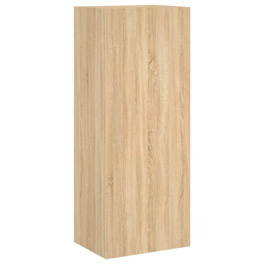 Unités murales TV 4 pcs chêne sonoma bois d'ingénierie - 8