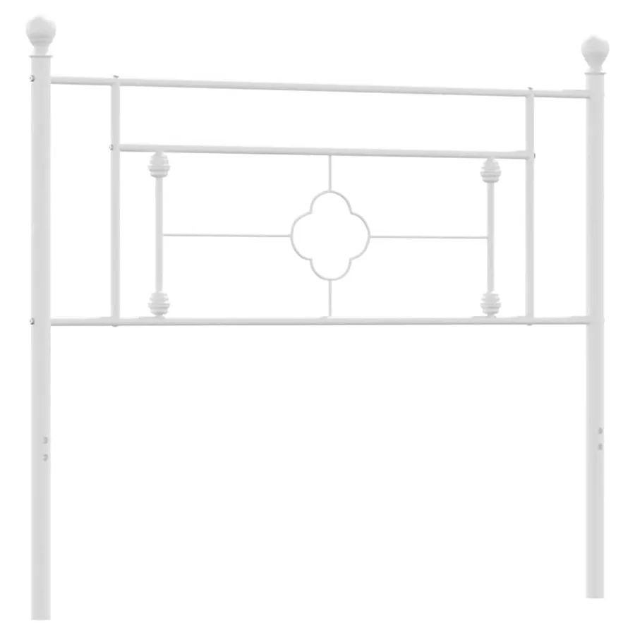 Tête de lit de remplacement métal blanc 100 cm - 2