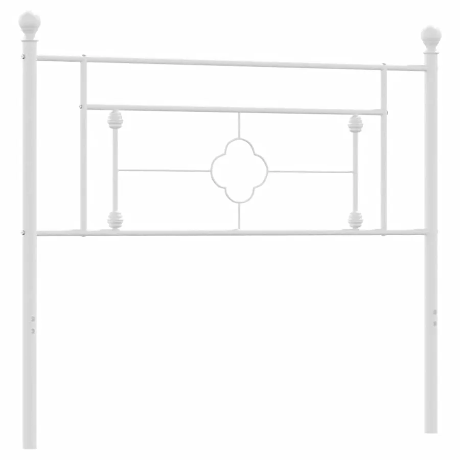 Tête de lit de remplacement métal blanc 100 cm - 5