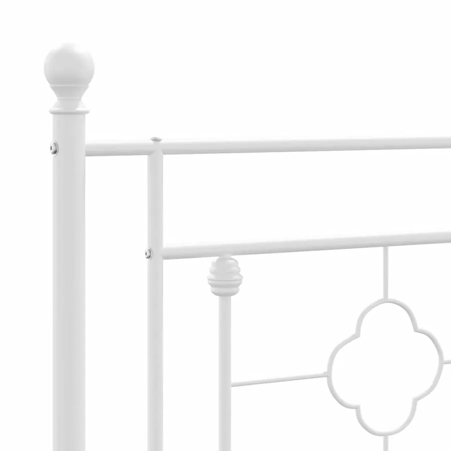 Tête de lit de remplacement métal blanc 100 cm - 6