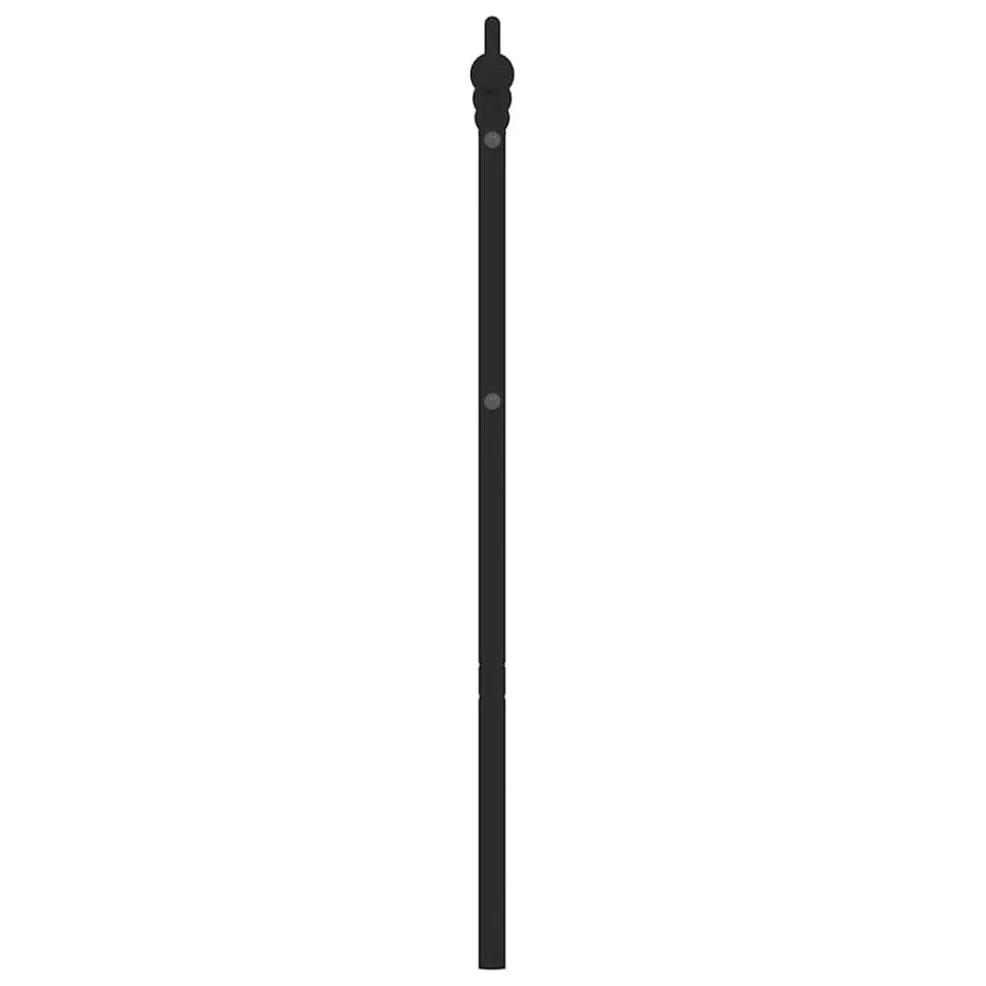 Tête de lit de remplacement métal noir 135 cm - 5