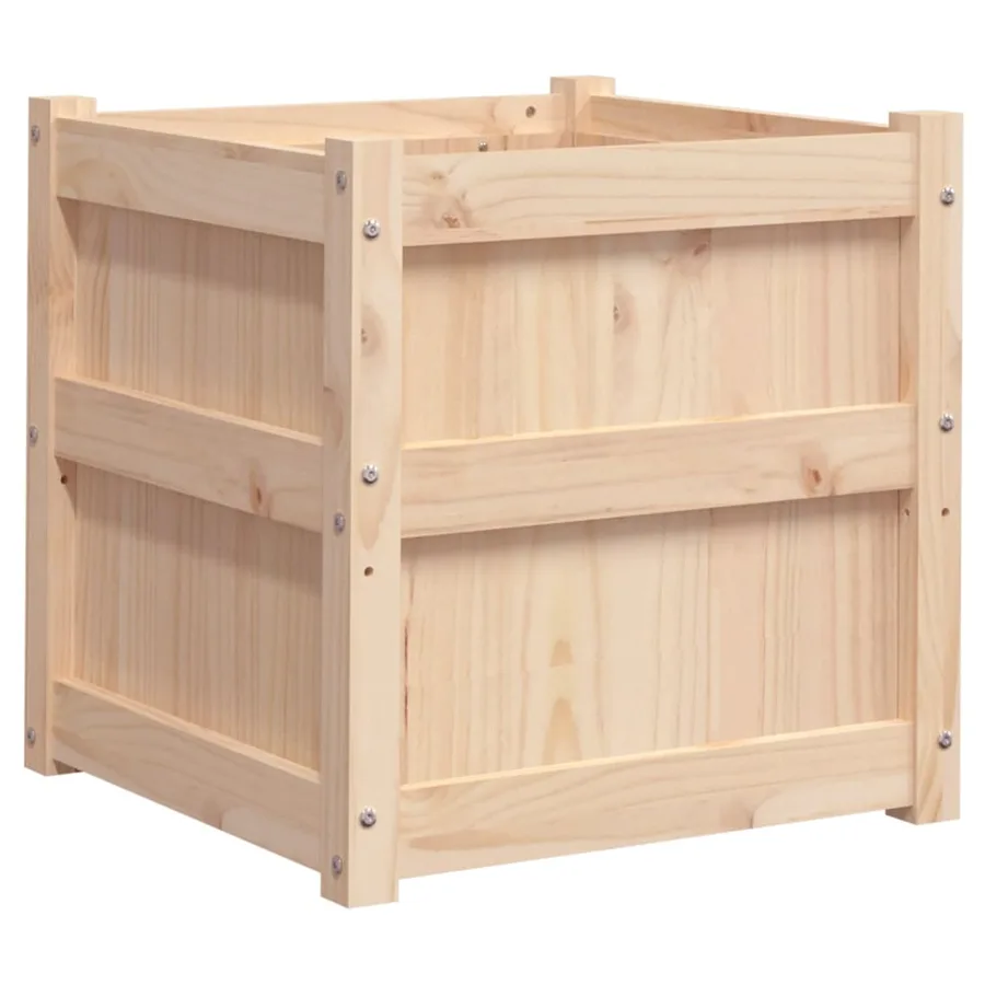 Jardinières 2 pcs bois de pin massif - 5