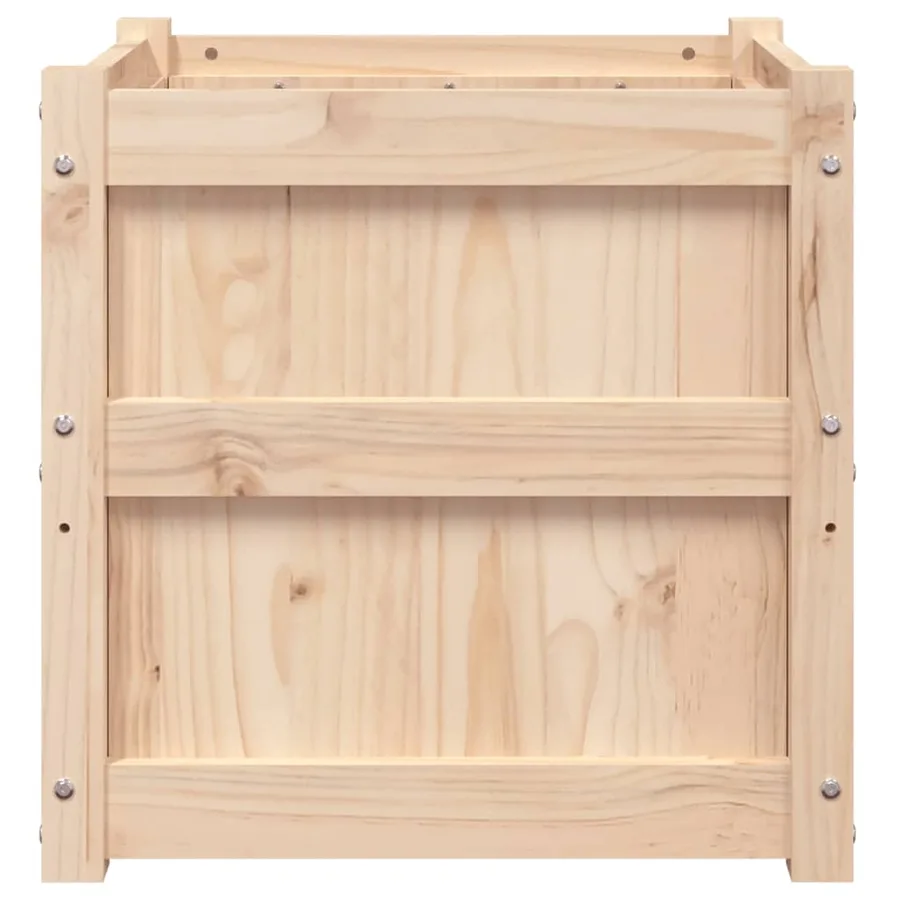 Jardinières 2 pcs bois de pin massif - 6
