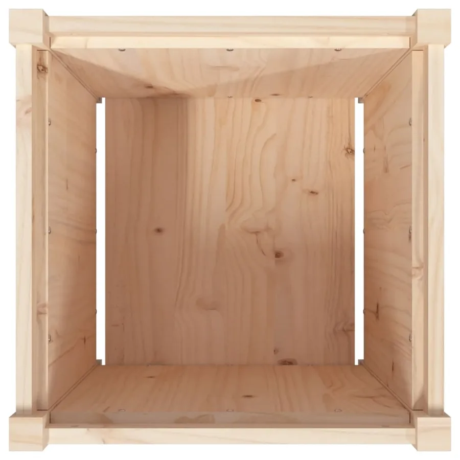 Jardinières 2 pcs bois de pin massif - 9