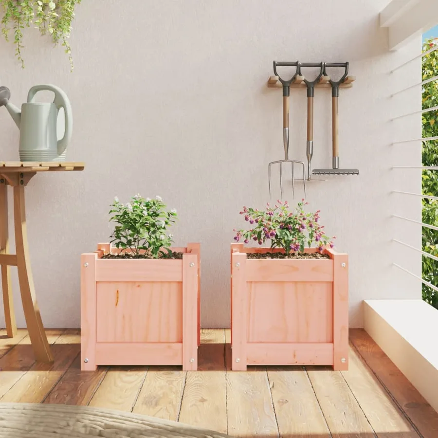 Jardinières 2 pcs bois massif douglas - 3