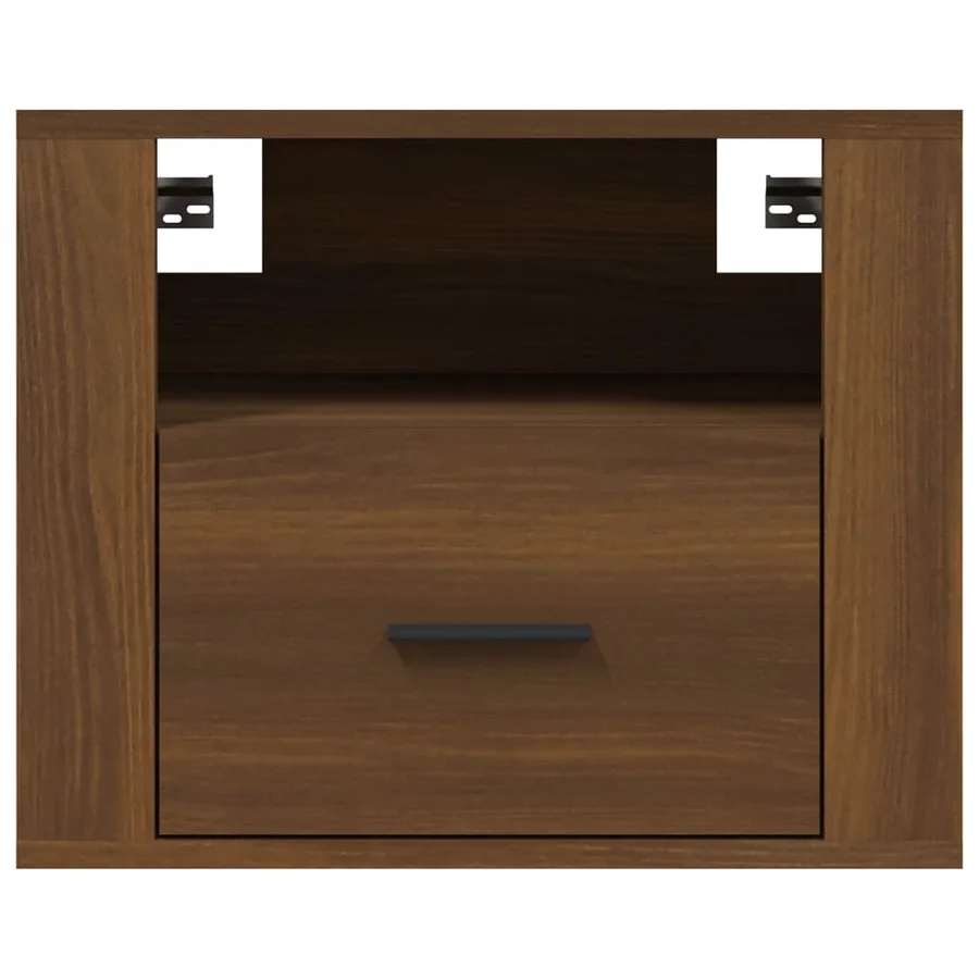 Tables de chevet murales 2 pcs Chêne marron 50x36x40 cm - 6