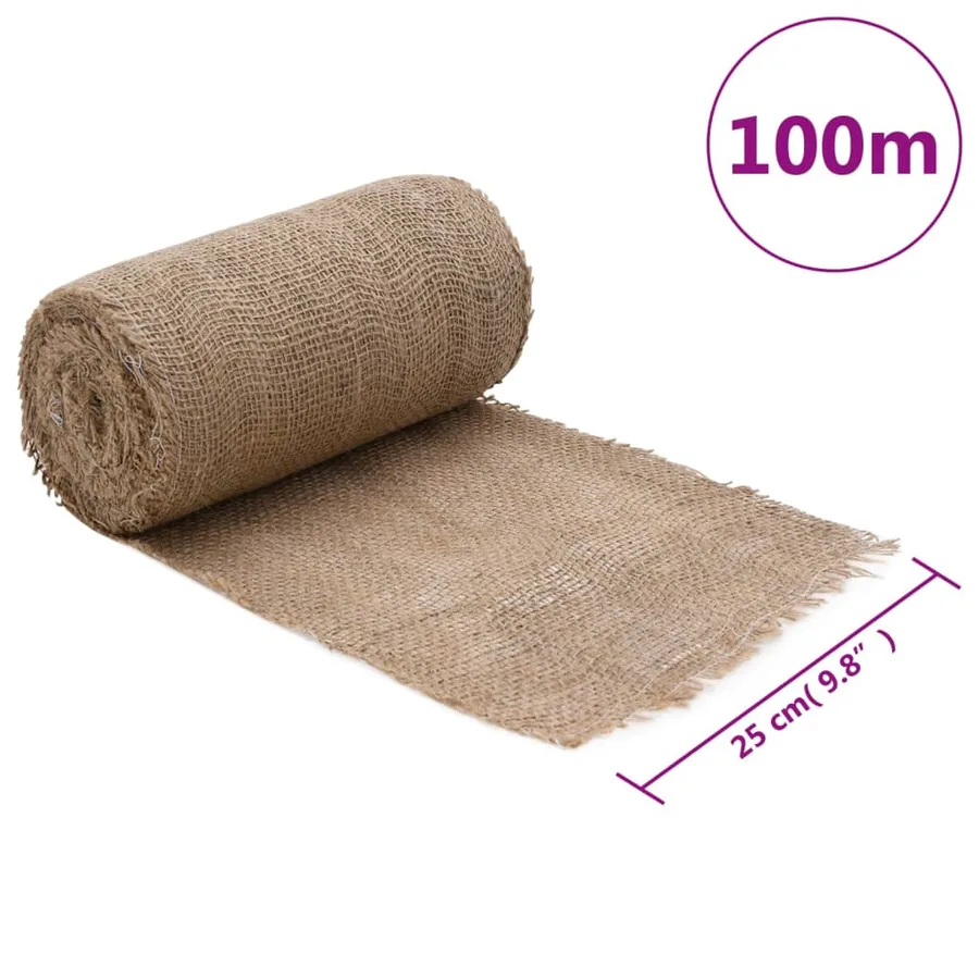Rouleau de jute 0,25x100 m 100 % jute 200 g/m² - 7