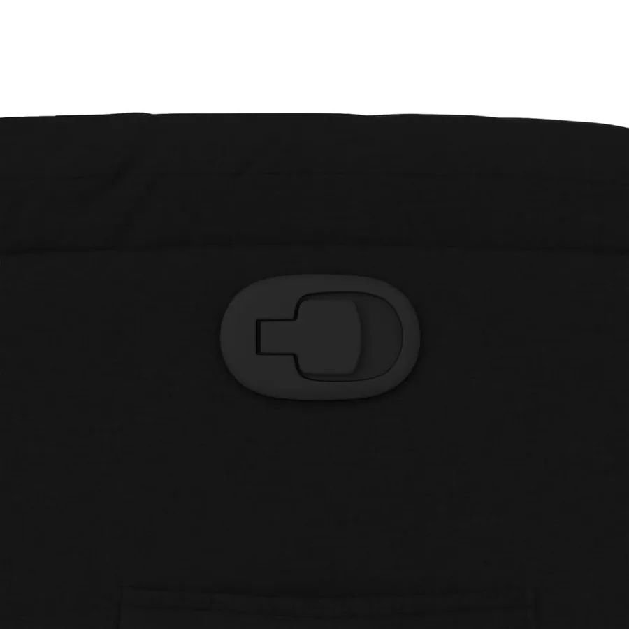 Fauteuil inclinable Noir Tissu - 9