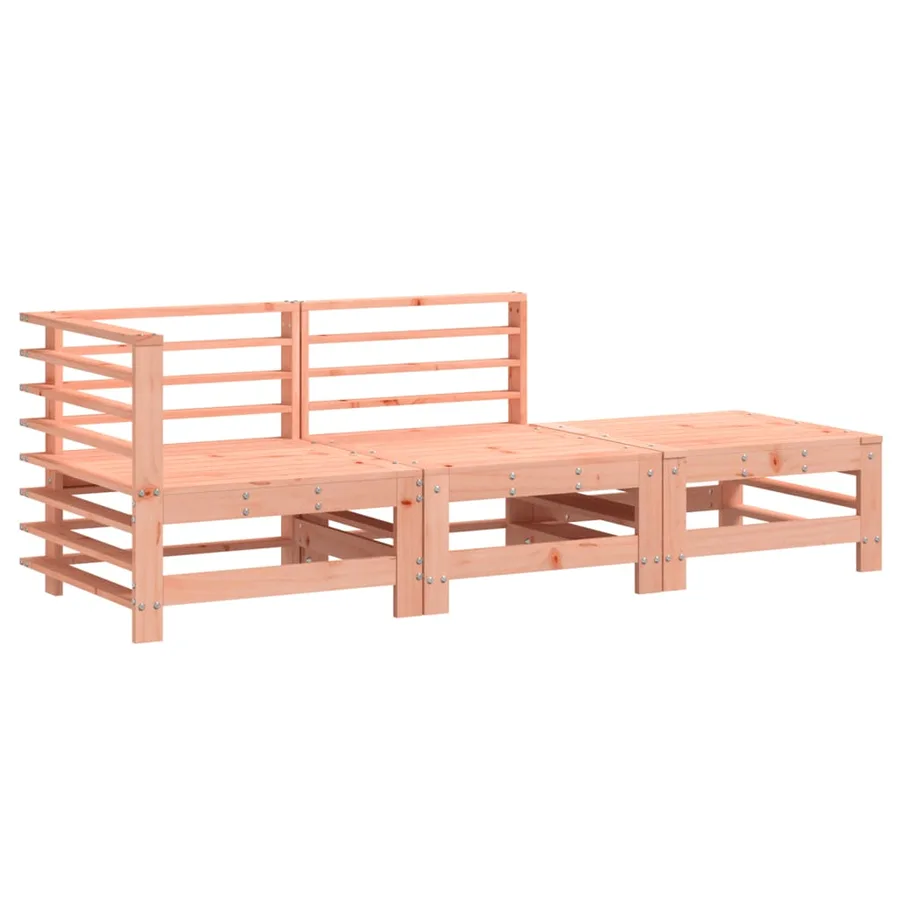 Salon de jardin 3 pcs bois massif douglas - 2