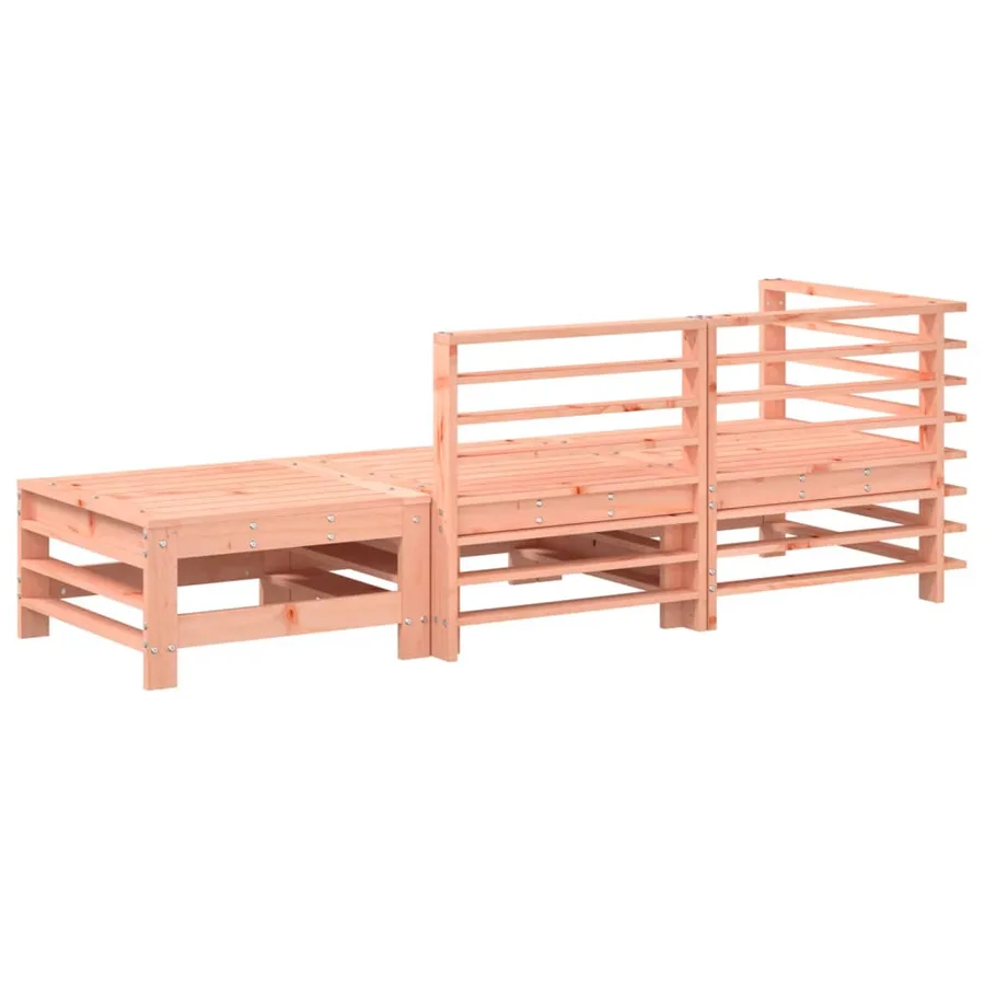 Salon de jardin 3 pcs bois massif douglas - 6