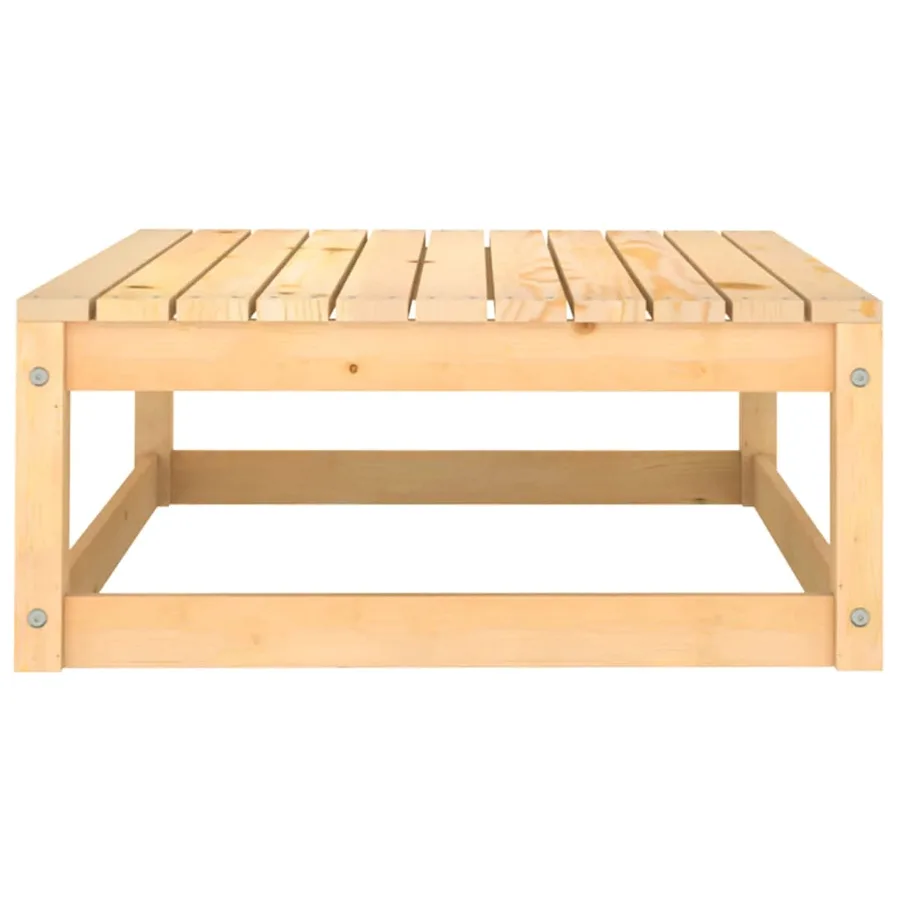 Salon de jardin 8 pcs avec coussins Bois de pin massif - 7