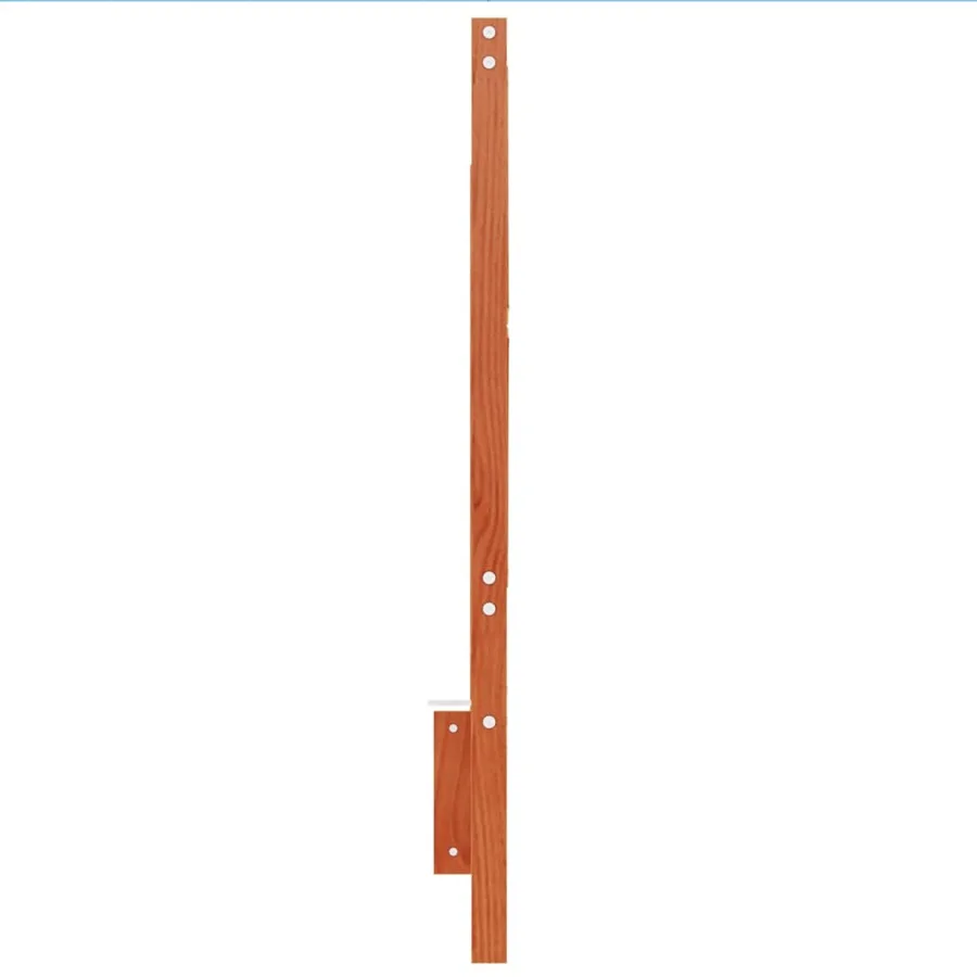 Tête de lit cire marron 160 cm bois massif de pin - 5