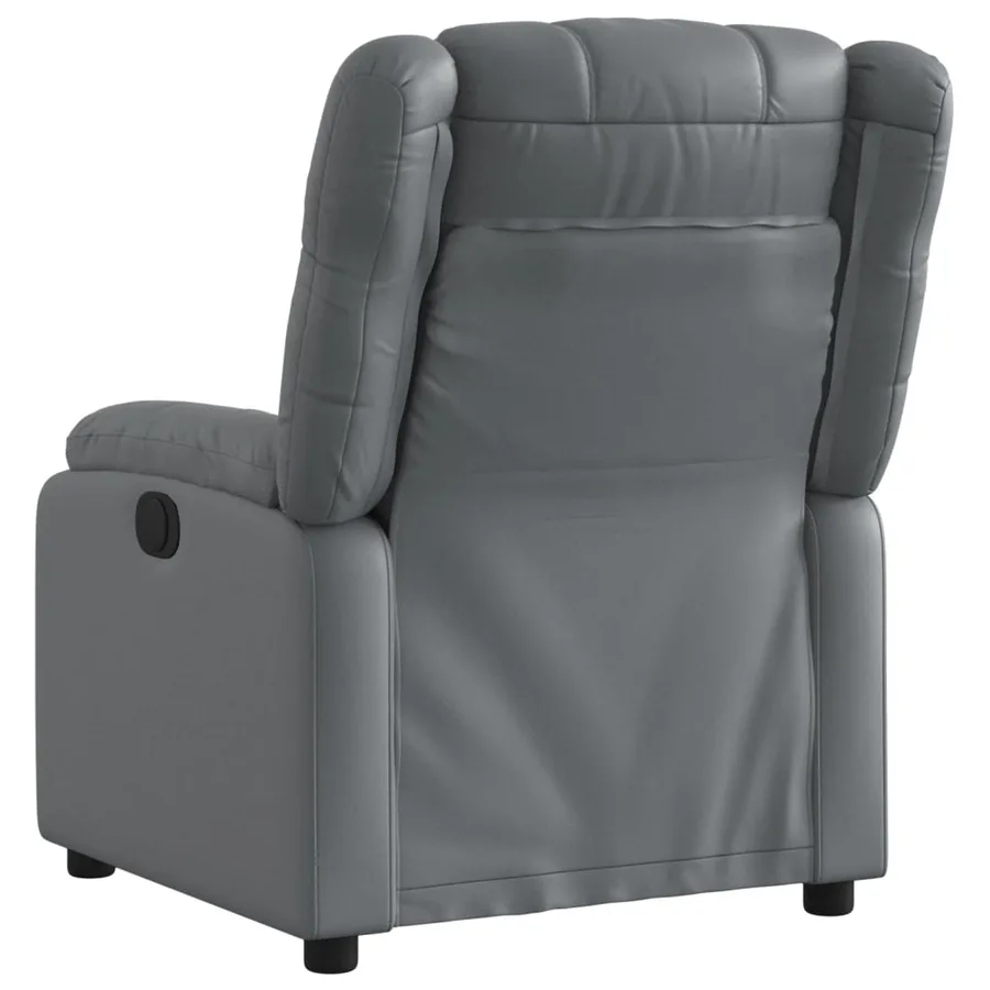 Fauteuil inclinable Gris Similicuir - 3