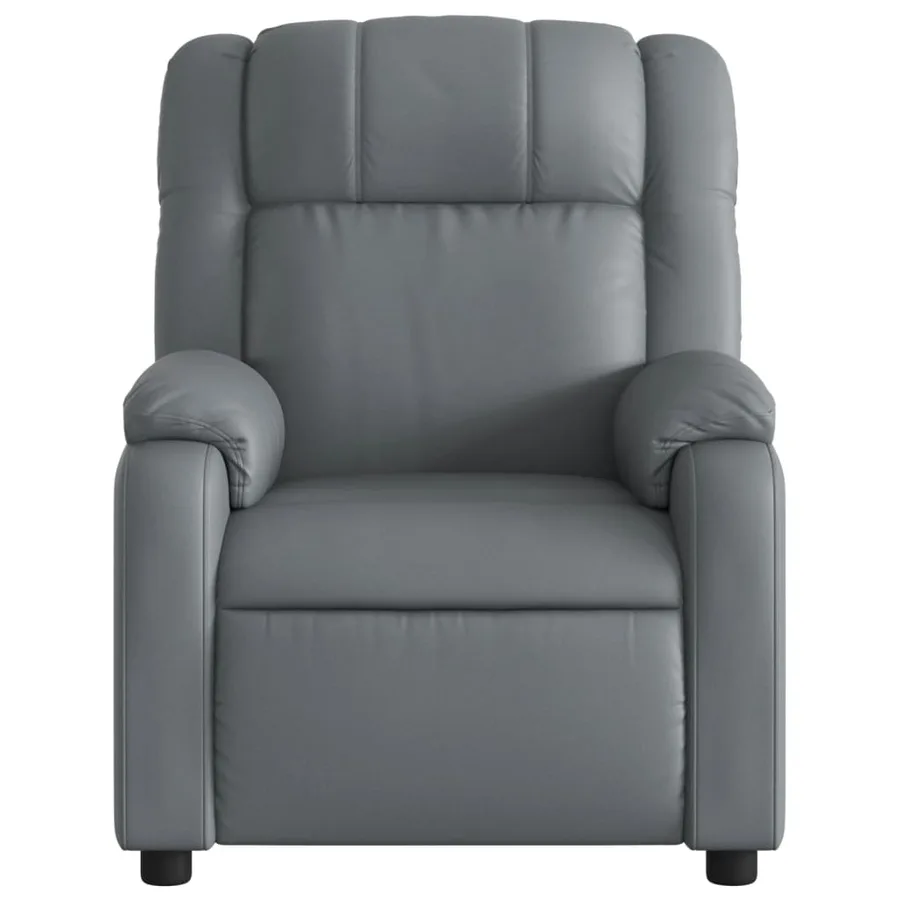 Fauteuil inclinable Gris Similicuir - 6